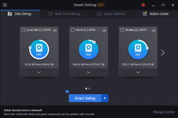 IObit Smart Defrag Pro Full Crack & License Key {Tested} Free Download