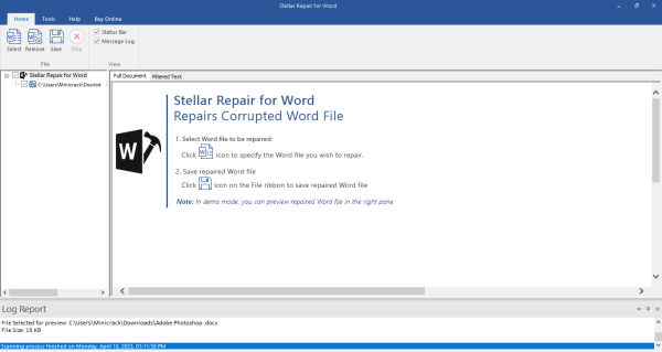 Stellar Repair for Word Crack & Activator Full Version Free Download